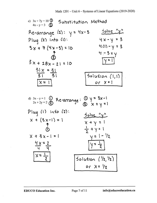 Unit 1: Measurement - Math 1201 (Digital Download)