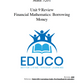 Unit 9: Financial Mathematics: Borrowing Money - Math 3201 (Digital Download)